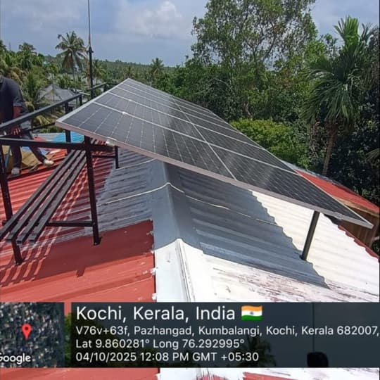Solar project in Kochi - 5 kW Residential