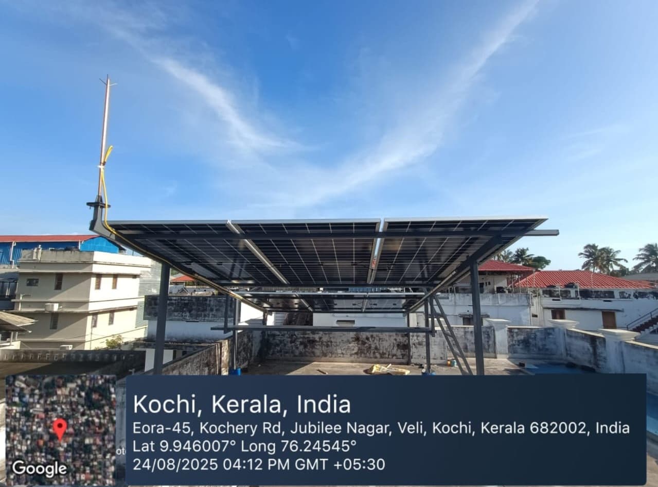 Solar project in Kochi - 50 kW Commercial