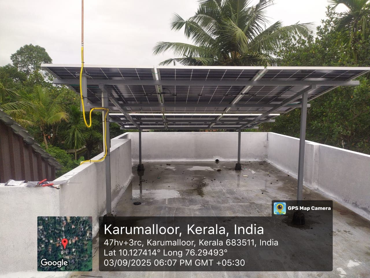 Solar project in Ernakulam - 7 kW Residential