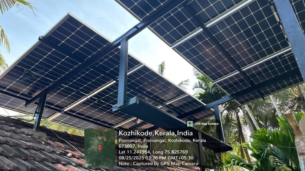 Solar project in Kozhikode - 80 kW Industrial
