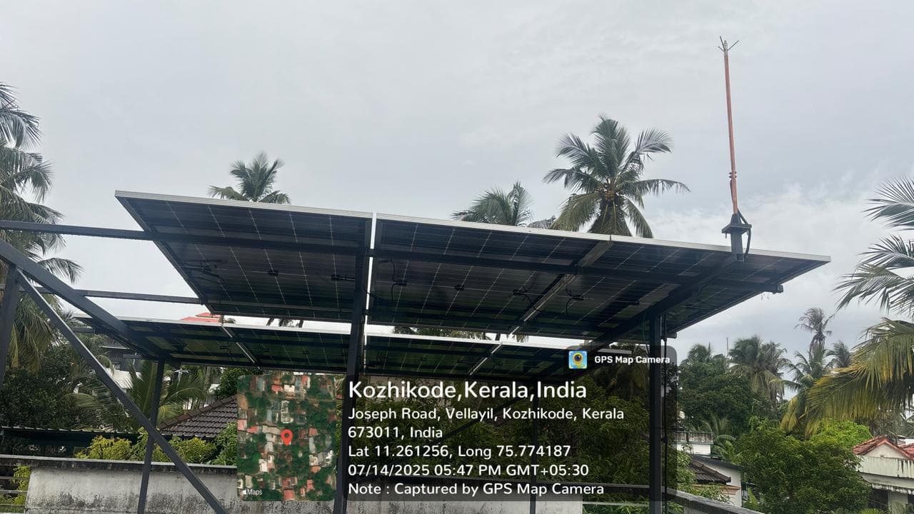 Solar project in Kozhikode - 35 kW Commercial